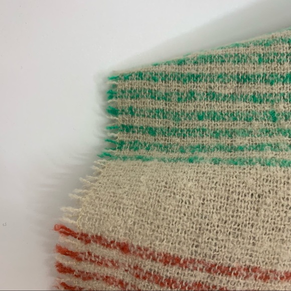Renee’s Accessories Striped Plush Soft Cozy Knit Fringe Boho Scarf New Nwot - Picture 5 of 11